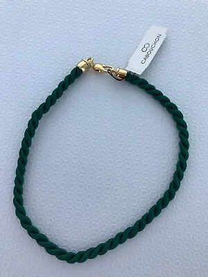 Cabouchon N3393XL Green Rope Choker 46cm • £0.99