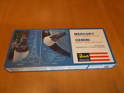 Vintage 1964 Revell MERCURY SATELLITE / GEMINI SPACE CAPSULE Model Kit #1834 • $150