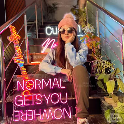 $20 • Buy Personalized Neon Sign Custom Name Logo Signs Acrylic Wall Decor LED Night Light