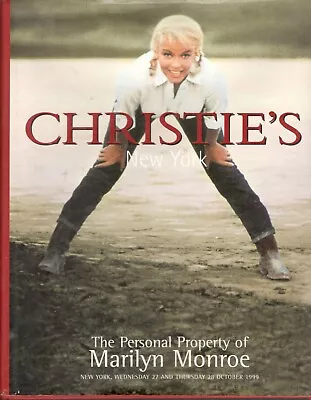 Personal Property Of Marilyn Monroe 1999 Christies Auction Catalog HC W/DJ    CP • $69.95