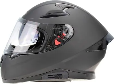 Viper RSV95 Full Face Matt Black Motorcycle Motorbike Racing Helmet • $93.31