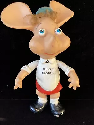 Vintage 1963 Topo Gigio Maria Perego Mouse Doll Ed Sullivan 11” Height • $17.99