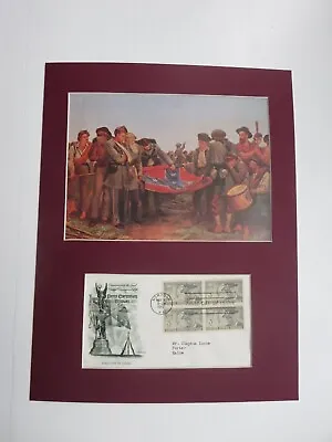  The Furling The Flag  - The Surrender Of The Confederacy & UCV First Day Cover • $36.99