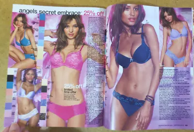 VICTORIA'S SECRET Catalog ADRIANA LIMA Marisa Miller Miranda Kerr - Lingeries • $70