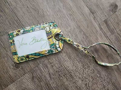 Vera Bradley Luggage Tag Lemon Parfait  SUPER NICE Yellow Design Ships $0 • $10.99