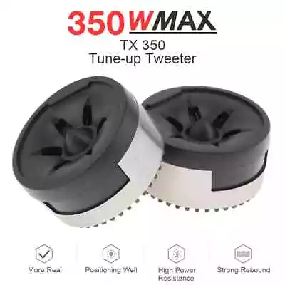 Car Audio Tweeters Pair 350Watts 1.5  Horn Bullet Tweeters UK Seller • £10.99