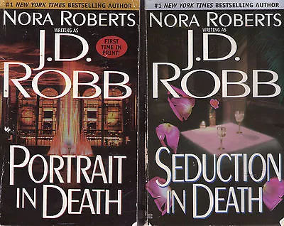 Set Lot Of 4 Nora Roberts J.D. Robb In Death Book Series # 13 14 15 16 Seduction • $25.99