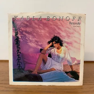 KARLA BONOFF Personally  7  VINYL 45 Single PS Columbia Records 1982 POP Rock • $10