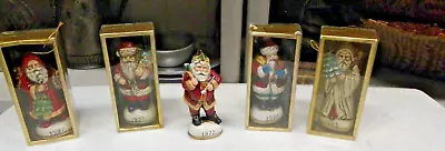 The Memories Of Santa Christmas Ornaments Lot Of 5/ 4 In Box 85-1872-1907-20-25 • $24.99