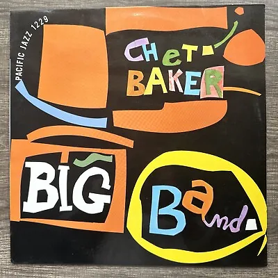 Jazz Vinyl LP CHET BAKER Big Band Pacific Jazz 1229 Spain 1985 Record Near Mint • $45