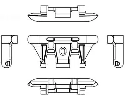 1/35 British Churchill Type T144 Dbl Pin Workable Track Links • $31.42