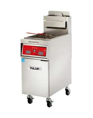 Vulcan 1VK45CF PowerFry5 High Efficiency 50 Lb Gas Fryer W/ Filtration • $23012.80