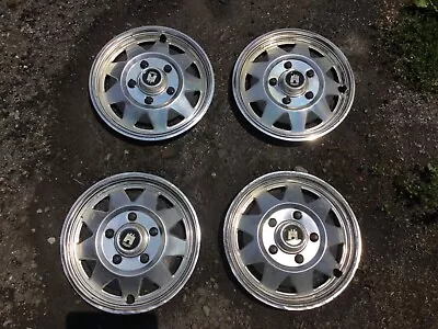 Set 4 Oem VW Volkswagen Vanagon Wheel Cover 14in Aluminum Wolfsburg • $250