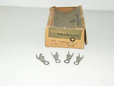 4 Delco Packard Wire Terminals 275 5297118 Chevy Buick Olds Caddy Pontiac GMC ? • $9.45