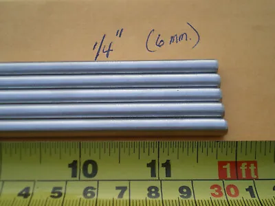 1 Pcs.  Stainless Steel Round Rod 302 1/4  (.250 ) (6.35mm.) X 12  Long  • $9.99