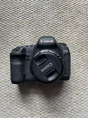 Canon EOS 5D Mark II Digital SLR Camera - Black With Canon Lens EF 50mm 1:1.8 • £300