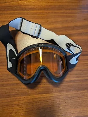 Oakley E Frame Goggles Orange Lens Black Persimmon Snow Ski Unisex Adult  • $14.99