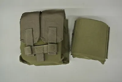 USMC 200rnd MOLLE 5.56 Pouch AP/SAW/200-MS KH (Khaki) W/NVG Insert Free Shipping • $49.95