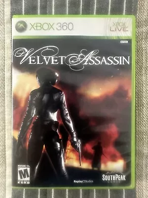 Velvet Assassin (Xbox 360 2009) Game & Case/Artwork - Tested W/ Free Shipping • $29.97