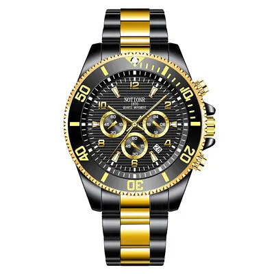 £11.99 • Buy NOTIONR Waterproof Mens Watches Classic Stainless Steel Date Quartz Wrist Watch