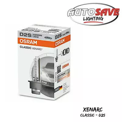 OSRAM Xenarc Classic Xenon Car Headlight Bulbs D2S Fitting (Single) *NEW STOCK* • $26.53