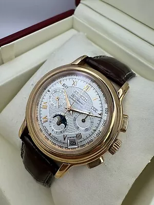 Zenith El Primero Chronograph Rose 18K Calendar Moon-phase 17.0240.410 Full Set • $23995