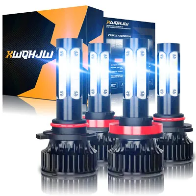 4X Luces Fuertes Para Auto Coche Luz Carro Bulbs 9005 H11 LED SUPER Blanco Hi/lo • $28.49