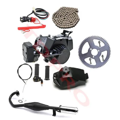 2 Stroke 47cc 49cc Engine Motor Kit Scooter Pocket Bike Quad Chopper 4 Wheeler • $170.56