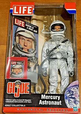 Hasbro GI Joe 12  John Glenn Mercury Astronaut Historical Edition LIFE 2002 New • $85