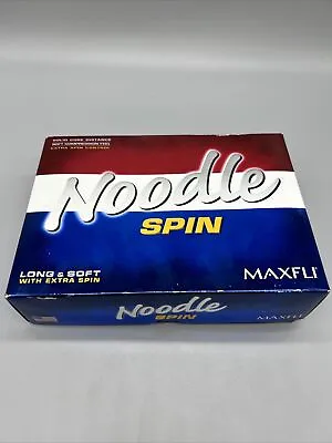 Maxfli Noodle Spin Golf Balls One Dozen New Long And Soft With Extra Spin • $18.99