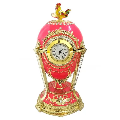 Egg-box In The Style Of Faberge With A Clock I.Collector Eggs.collectablegift • $132.64