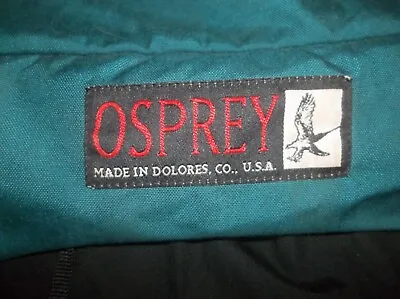 RARE Osprey Impala Backpack Old School Comfortable Winter Pack USA Colorado Made • $177