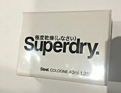 £34.99 • Buy Superdry  Steel Cologne 40 Ml Spray New And Boxed