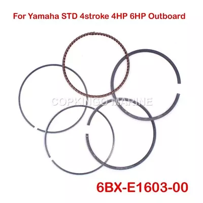 Piston Ring Set STD For Yamaha Outboard 4hp 5hp 6hp 6EE-E1603-00 • $29.99