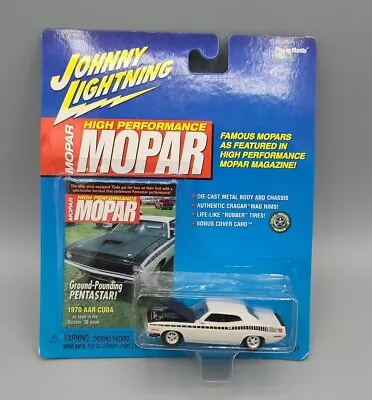 Johnny Lightning MOPAR 1970 AAR CUDA High Performance 2000 White Playing Mantis  • $8.03