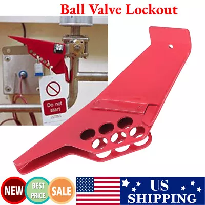 Ball Valve Lockout Device Standard Embedded Safe Lock For DN8-DN50 Pipe Diameter • $11.99