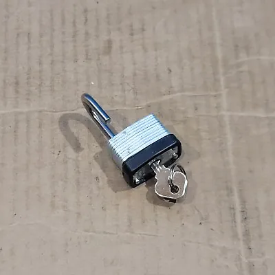 Vintage Metal Miniature Lock With Key • $2.96