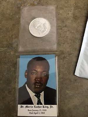 Dr. Martin Luther King Jr. Card And Coin Mint In Plastic • $20