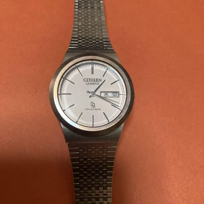 $114 • Buy Citizen Vintage Crystron Quartz (466