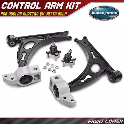 4x Front Lower Suspension Control Arm & Ball Joint For Audi A3 Quattro VW Jetta • $104.99