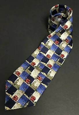 St Michael - LONDON NECKTIE  - Silk Tie - Marks & Spencer - NEW W/ TAGS • $14.99