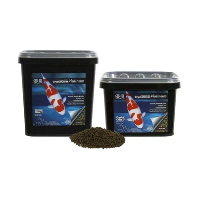 $24.99 • Buy CrystalClear Platinum Rapid Growth Koi Fish Food, Standard 3mm Pellets