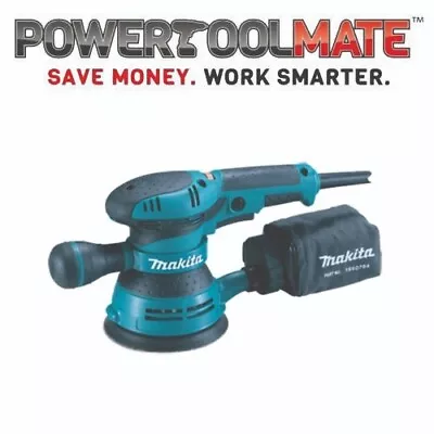 Makita BO5041 240V 125mm Random Orbital Sander With Dust Bag Abrasive Disc • £128.99