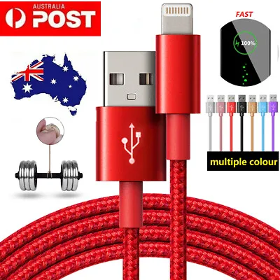 NEW Nylon Fast Charging Charger Micro USB Cable Cord 1M 2M For IOS IPHONE • $5.98