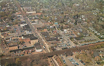 Vintage Postcard Airview Of Metuchen NJ Middlesex County • $9.03