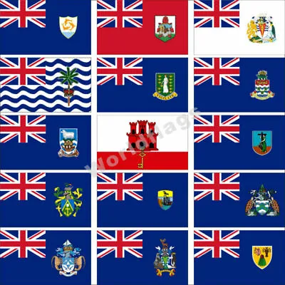 $4.80 • Buy BOT Flag 3X5FT Anguilla Bermuda Antarctic Territory Indian Ocean Virgin Islands