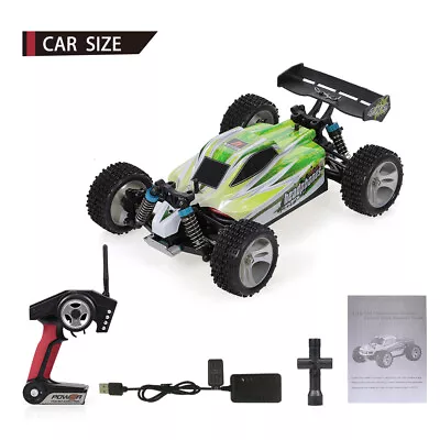 WLtoys A959-B 4WD RC Car 70km/h 1/18 Racing Buggy 2.4GHz Off-Road RC Trucks R7G7 • £87.99