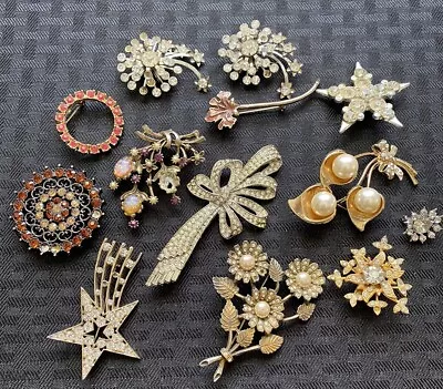 Brooch/misc Lot 13 Piece Poor To Good Condition Vintage/antique? • $5.99