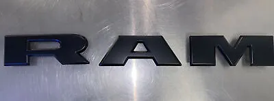 2019-2024 DODGE RAM Matte Black RAM Grille Nameplate NEW OEM MOPAR • $86.33