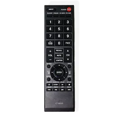 Remote CT-90325 For TOSHIBA TV 32C100U2 32C100UM 37E20U 55G310U 32DT1 And More • $7.20